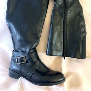 Nick leather long boots as brand new